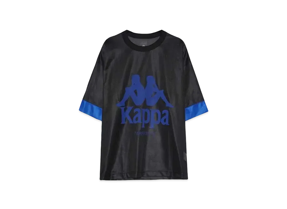 TAUPE KAPPA EX GRAPHICAL MESH TEE "BLACK"