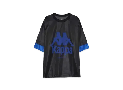 TAUPE KAPPA EX GRAPHICAL MESH TEE "BLACK"