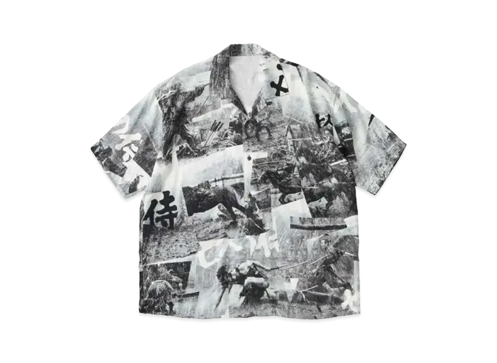 PORTER CLASSIC x Seven Samurai Aloha Shirt "Black"