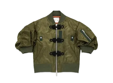 sacai x CLOT Women's Blouson "Green"