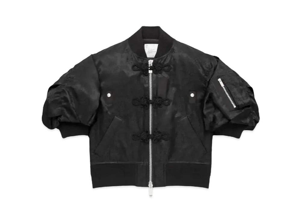 sacai x CLOT Women's Blouson "Black"