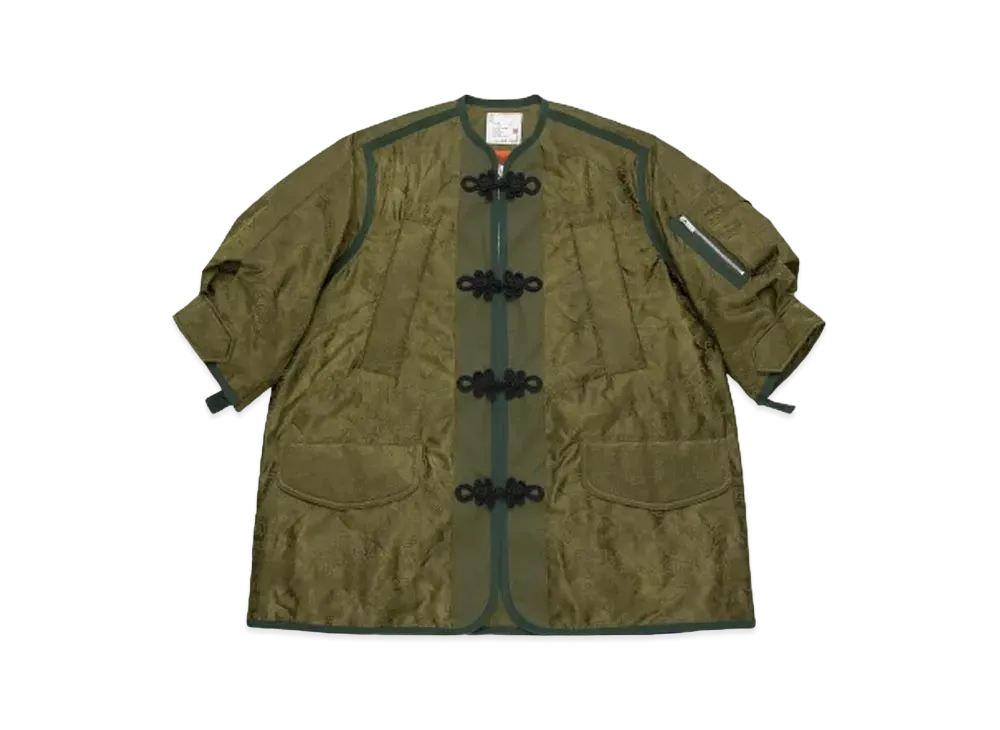 sacai x CLOT Women's Coat "Green"