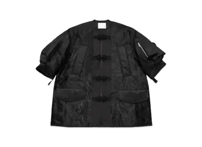 sacai x CLOT Women's Coat "Black"