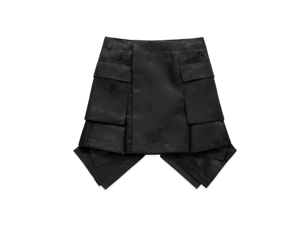 sacai x CLOT Women's Skirt "Black"