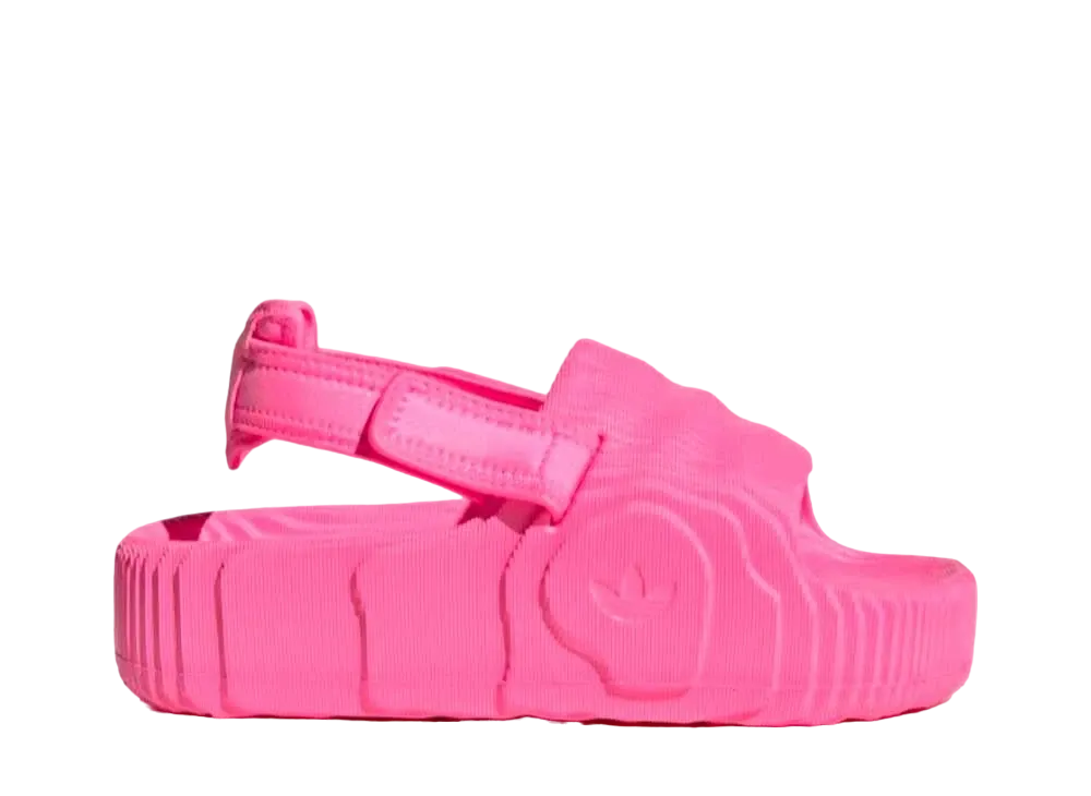 アディダス オリジナルス ウィメンズ アディレッタ22 XLG スライド "ルシッドピンク/コアブラック"