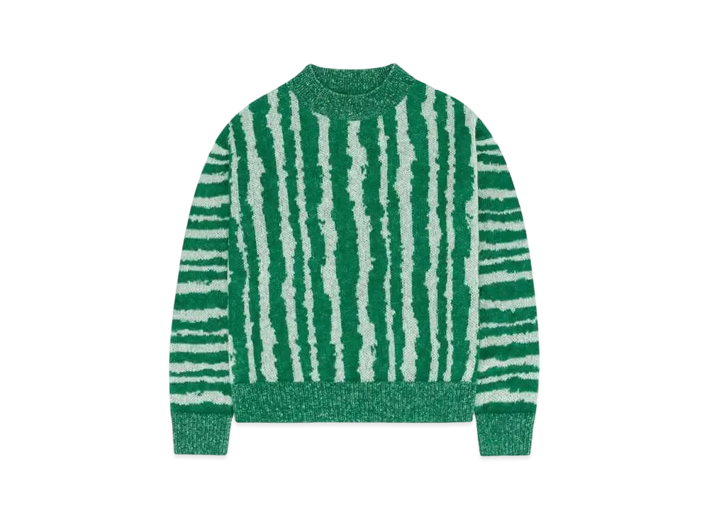 DENIM TEARS Rind Mohair Sweater "Green"