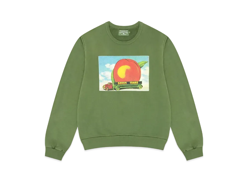 DENIM TEARS Giant Fruit Crewneck "Olive"