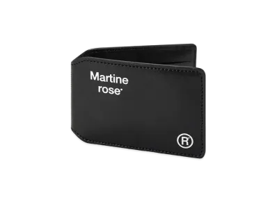 MARTINE ROSE Foldable Wallet "Black"