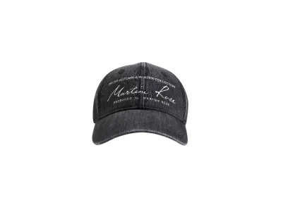 MARTINE ROSE Signature cap "Black"