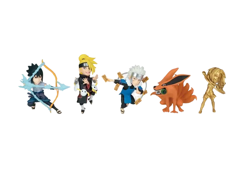 BANPRESTO "World Coletable Figure" -NARUTO- NARUTOP99 vol.5 Complete 5 Piece Set