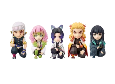 BANPRESTO "World Coletable Figure" -Demon Slayer : Kimetsu no Yaiba- ~In front of Muzan~vol.2 : RE Complete 5 Piece Set