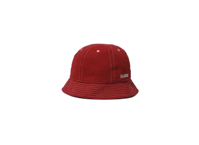 XLARGE CONTRAST STITCHED BALL HAT "BURGUNDY"