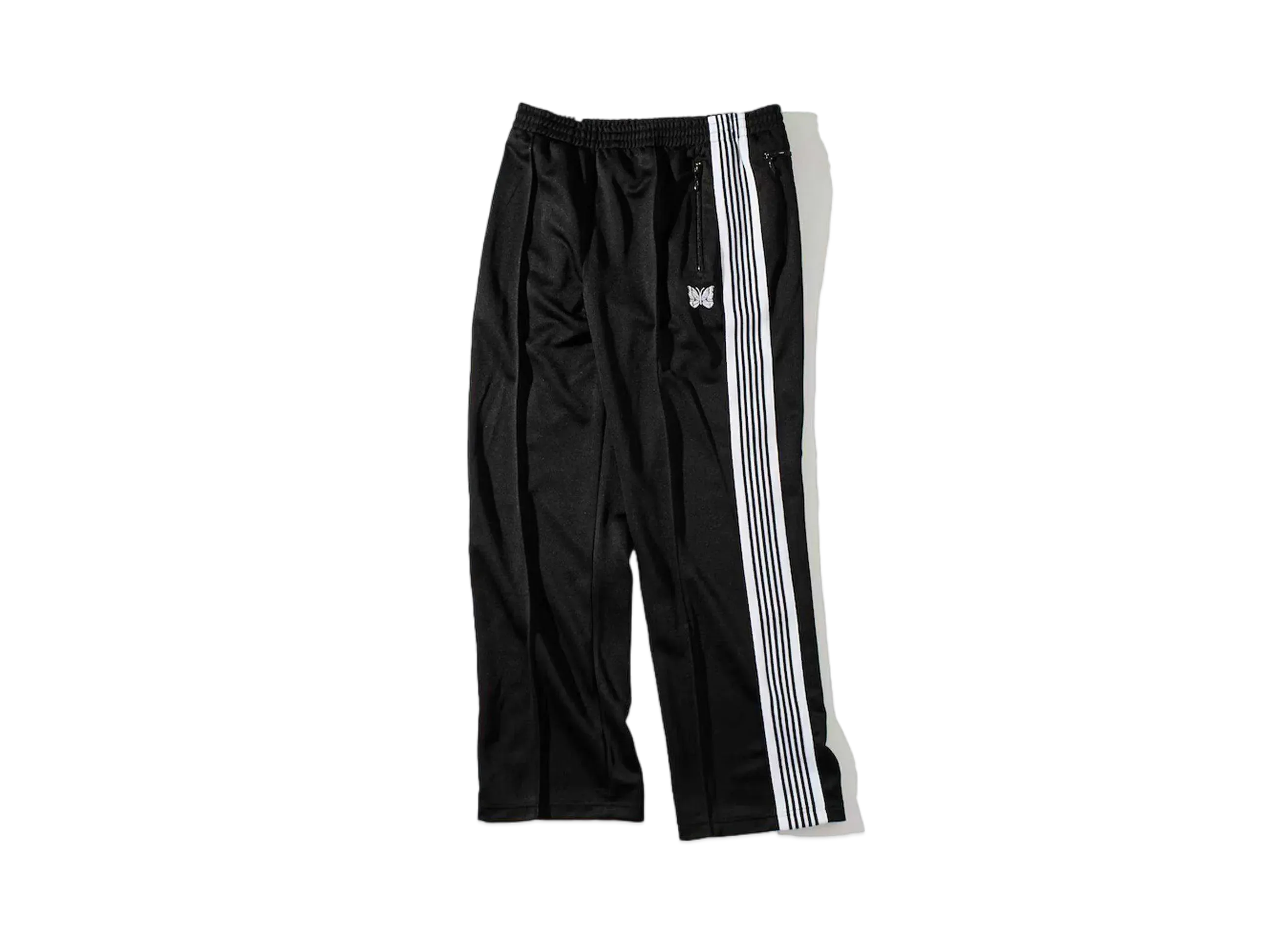 FREAK'S STORE x NEEDLES Track Pant Poly Smooth "Black"