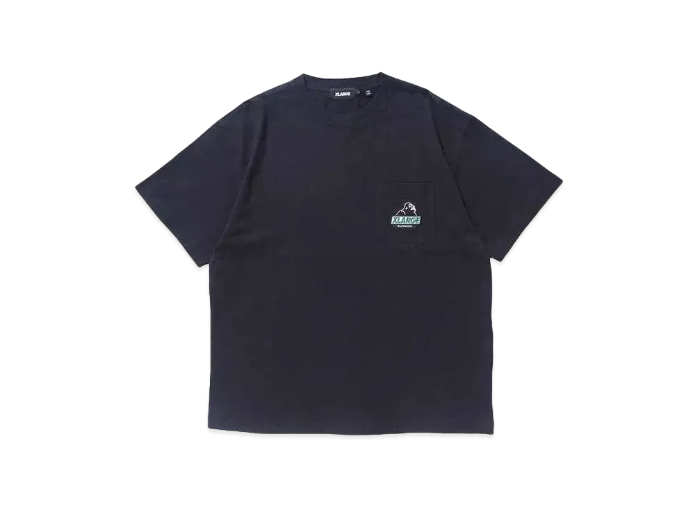 XLARGE SLANTED OG S/S POCKET TEE "BLACK"
