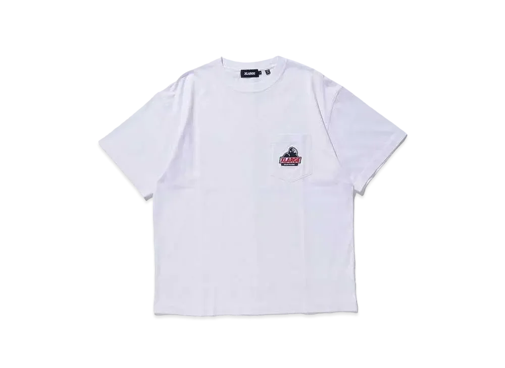 XLARGE SLANTED OG S/S POCKET TEE "WHITE"