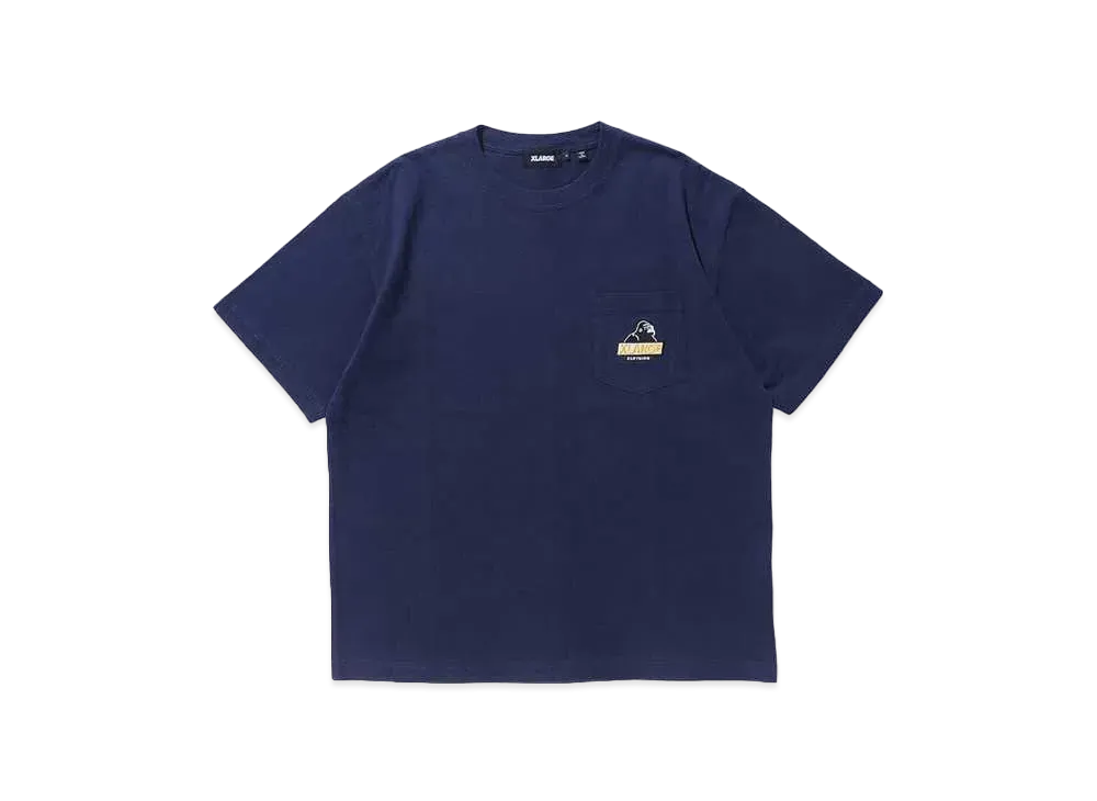 XLARGE SLANTED OG S/S POCKET TEE "NAVY"