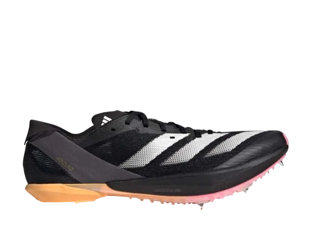 アディダス アディゼロ アンビション "コアブラック/ゼロメタリック/スパーク"