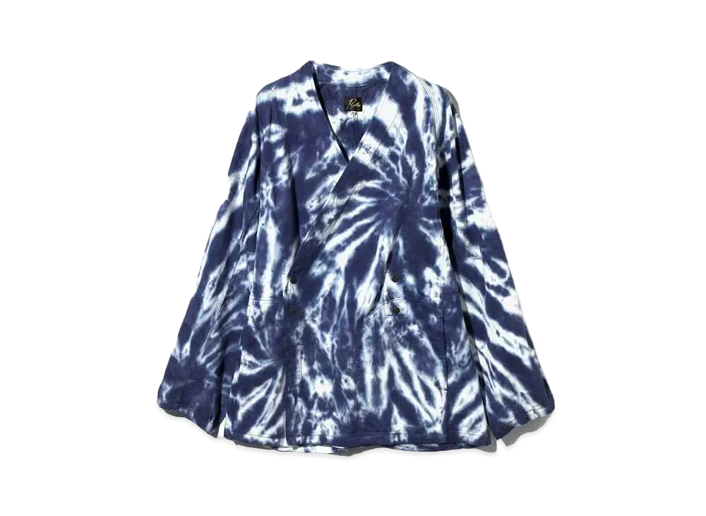 Needles for NEPENTHES Samue Jacket - 8OZ Denim / Tie Dye "Indigo"