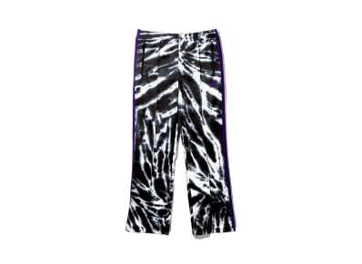 Needles for NEPENTHES Track Pant - Poly Smooth / Tie Dye Printed "Black"