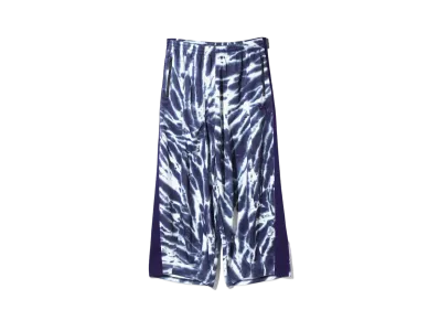 Needles for NEPENTHES H.D. Track Pant - Poly Smooth / Tie Dye Printed "Indigo"