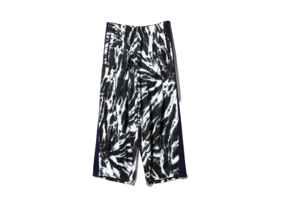 Needles for NEPENTHES H.D. Track Pant - Poly Smooth / Tie Dye Printed "Black"