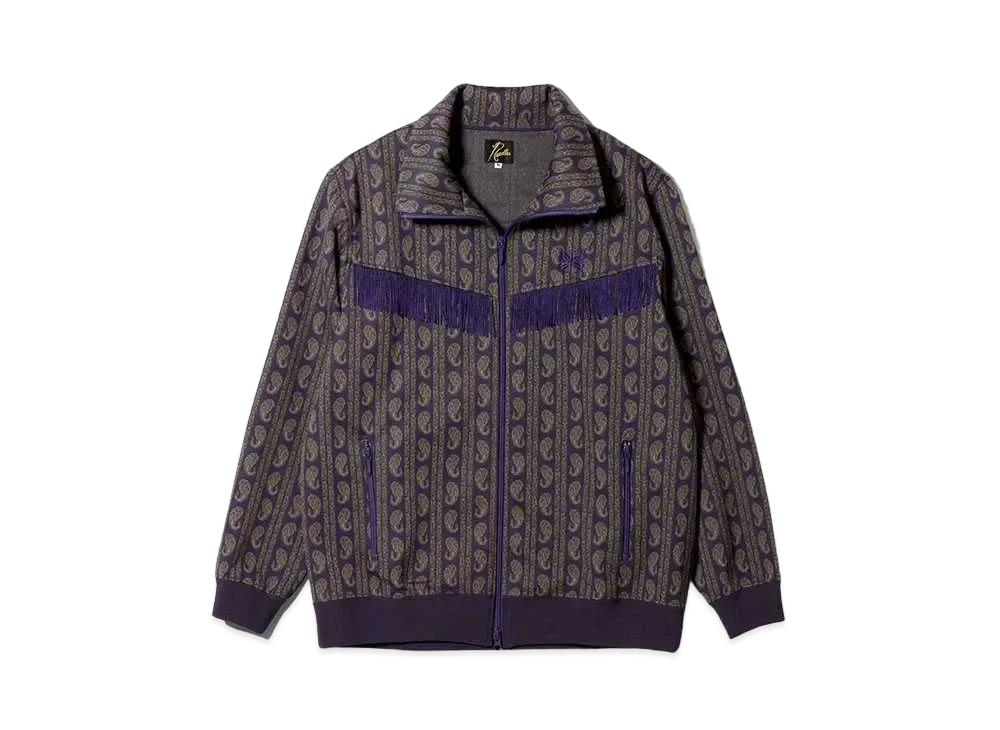 Needles for NEPENTHES Fringe Track Jacket - Poly Jq. "Purple"