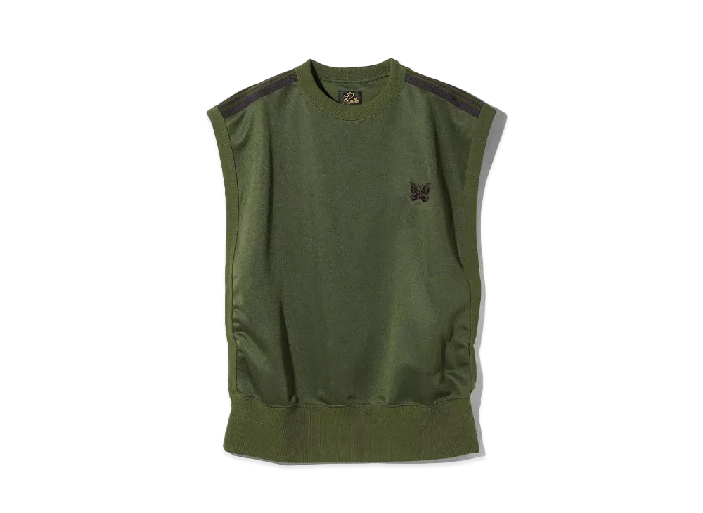 Needles for NEPENTHES WOMAN Sleeveless Tee - Poly Smooth "Green"