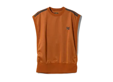 Needles for NEPENTHES WOMAN Sleeveless Tee - Poly Smooth "Orange"
