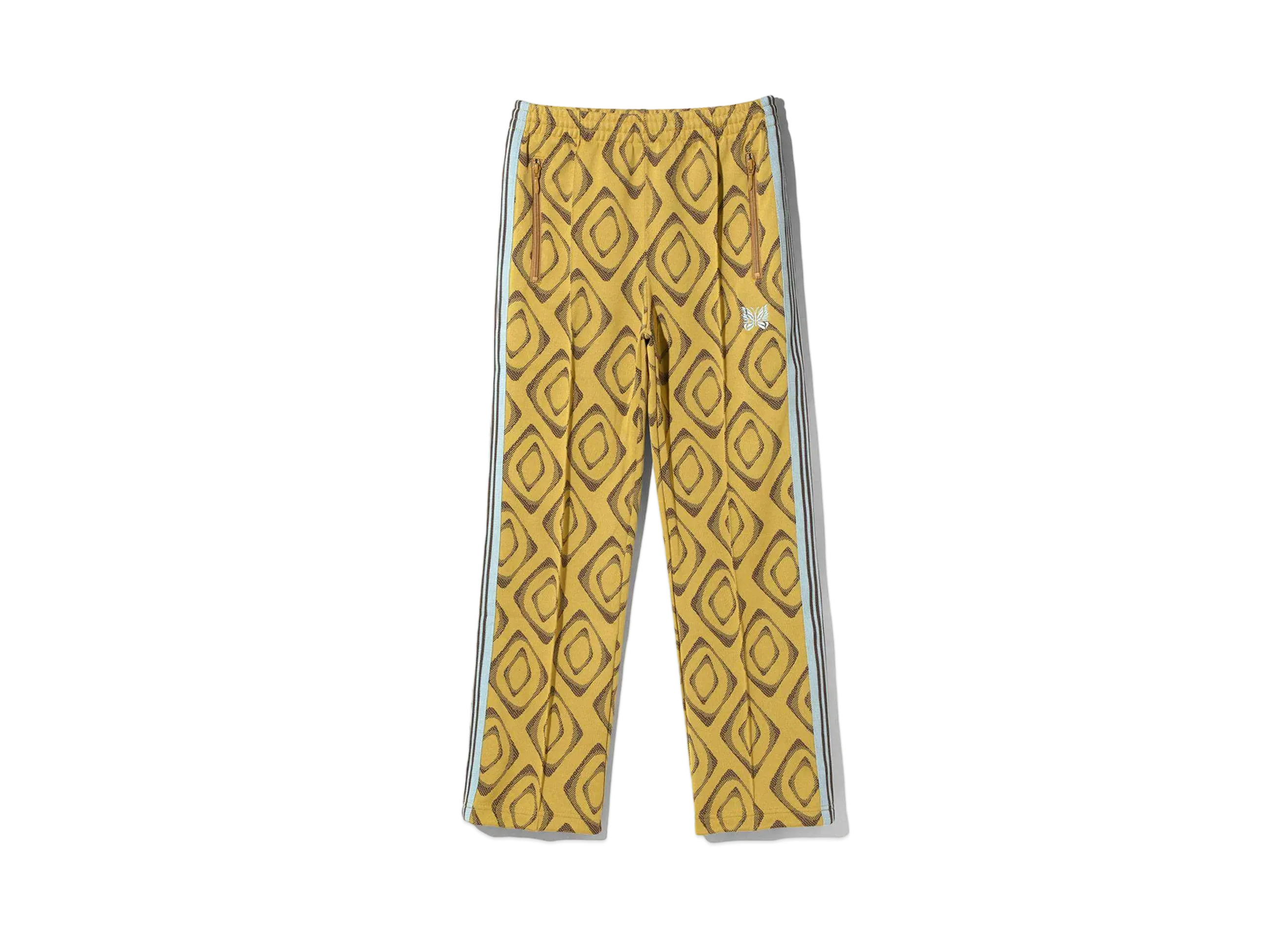 Needles for NEPENTHES WOMAN Track Pant - Poly Jacquard "Yellow"