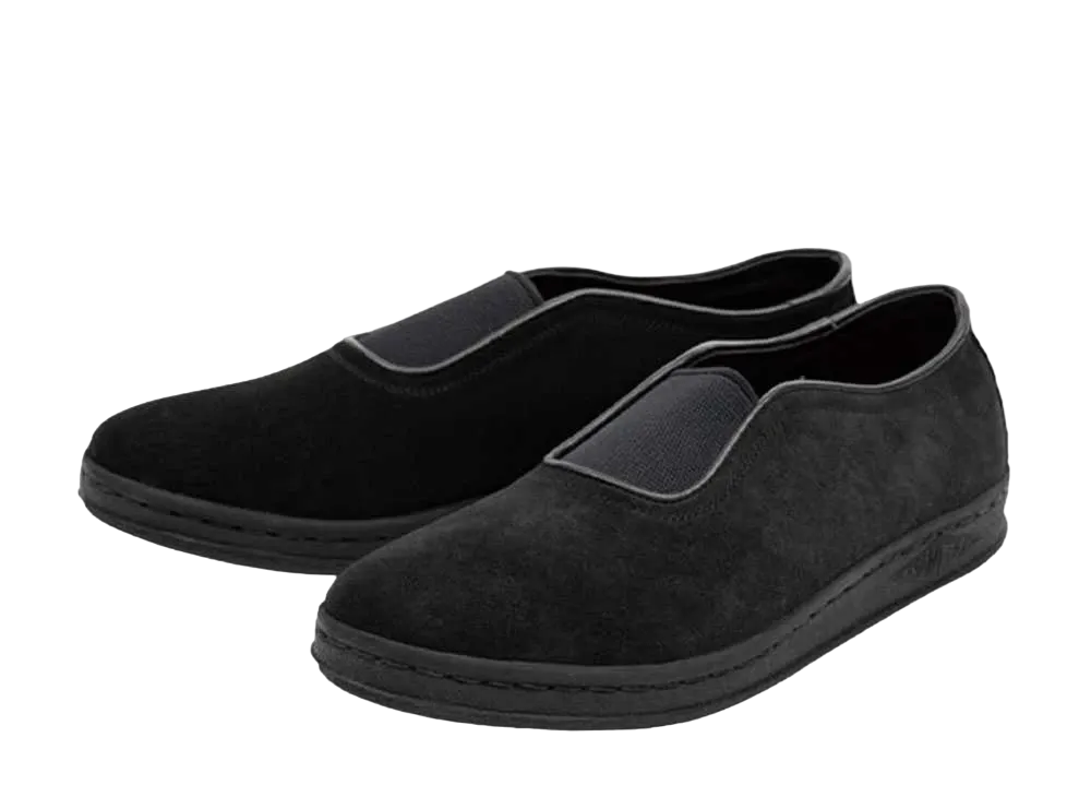 MANEBU RIB SUEDE "BLACK"