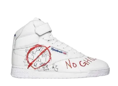 BAIT × Stranger Things × Ghostbusters × Reebok Ex-O-Fit Clean High "White"