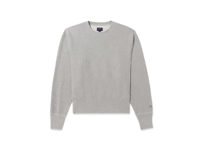 Noah High Rib Crewneck "Heather Grey"