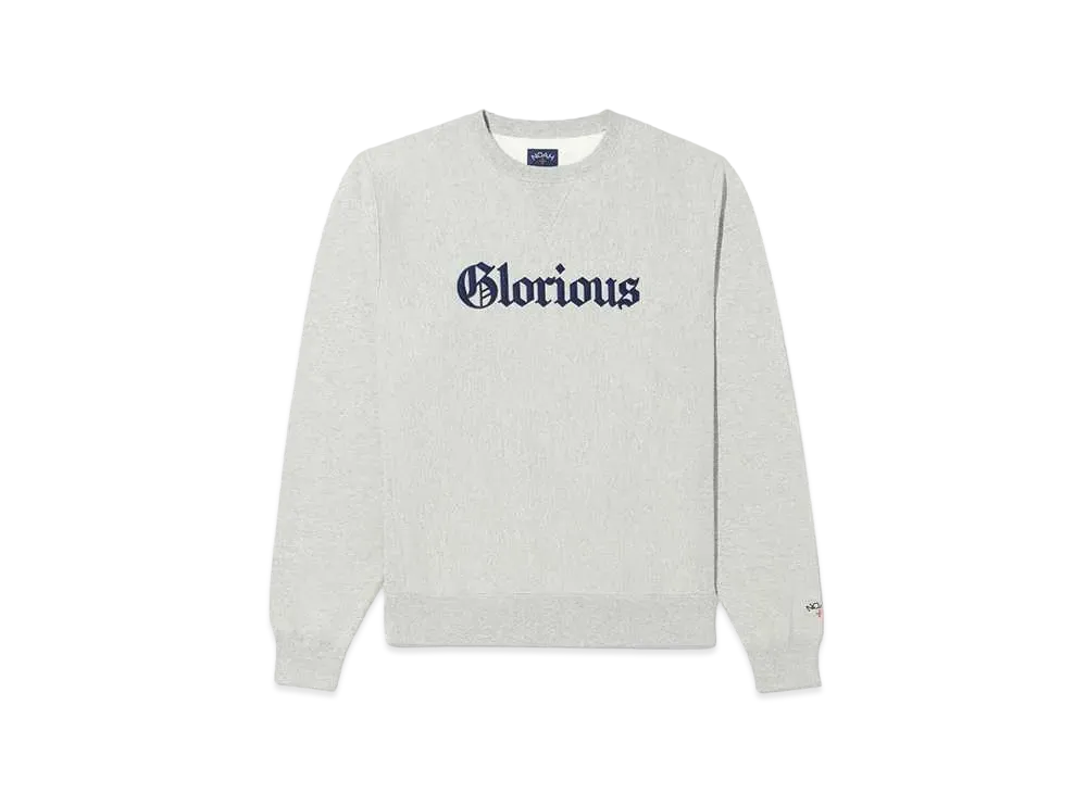 Noah Glorious Crewneck "Heather Grey"