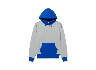 Noah Color Block Hoodie #1 "Heather Grey & Royal"