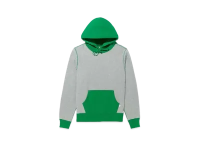 Noah Color Block Hoodie #1 "Heather Grey & Kelly Green"
