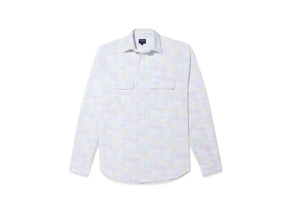 Noah Floral Print Work Shirt "Pastel"