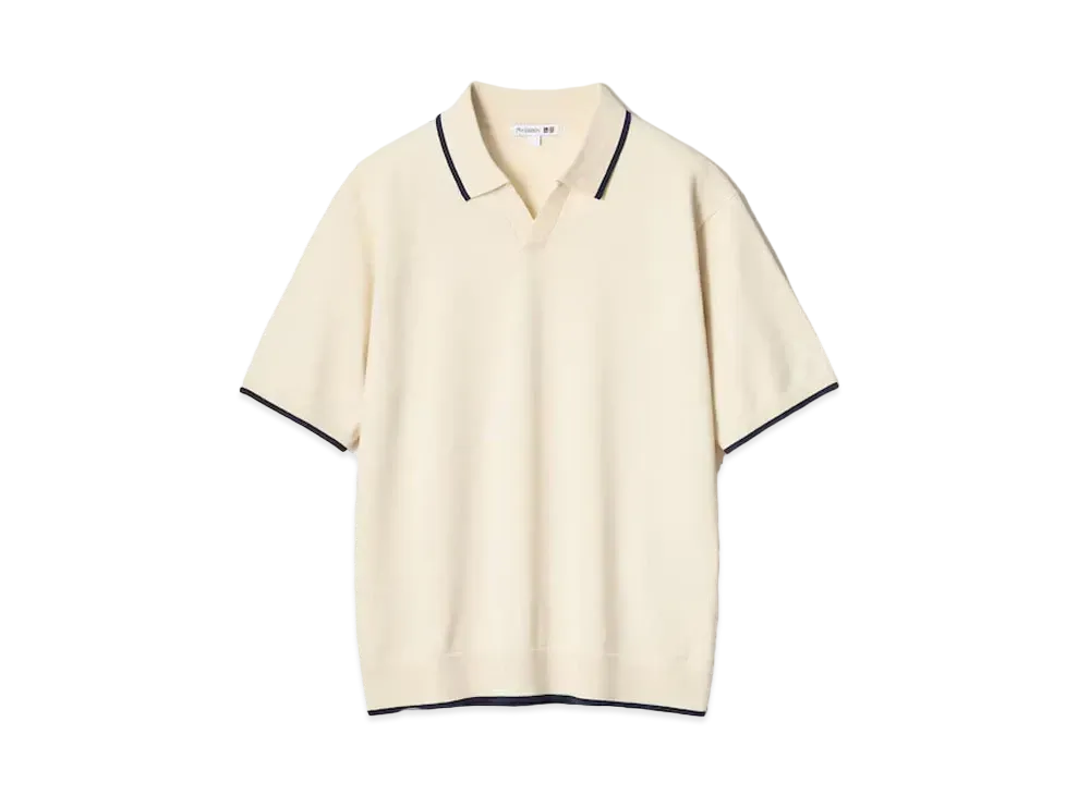 Uniqlo x JW Anderson 24SS Knit Polo Shirt "Natural"