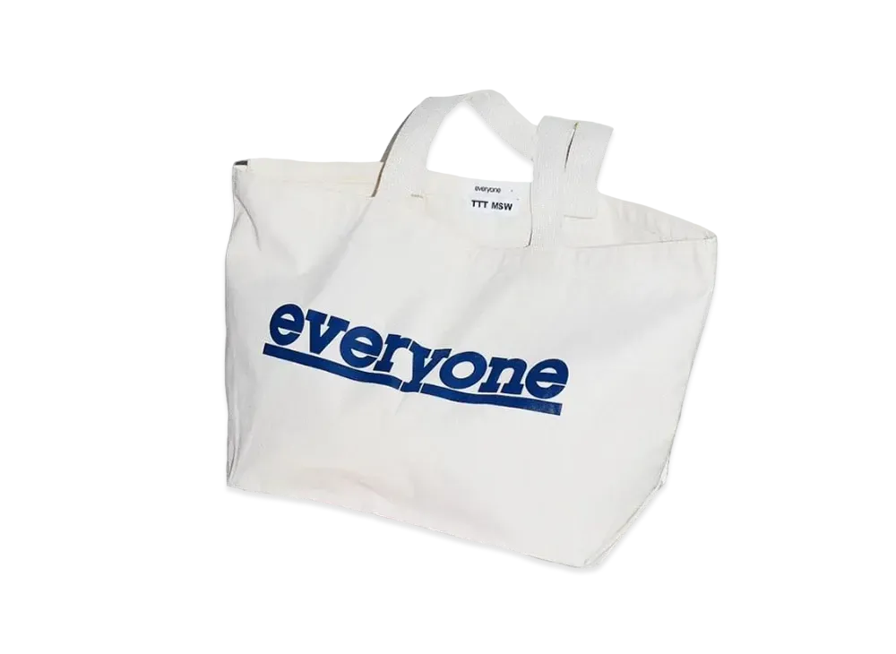 TTTMSW x everyone TTT HOMEe Supported By Base Tote Bag "Beige"