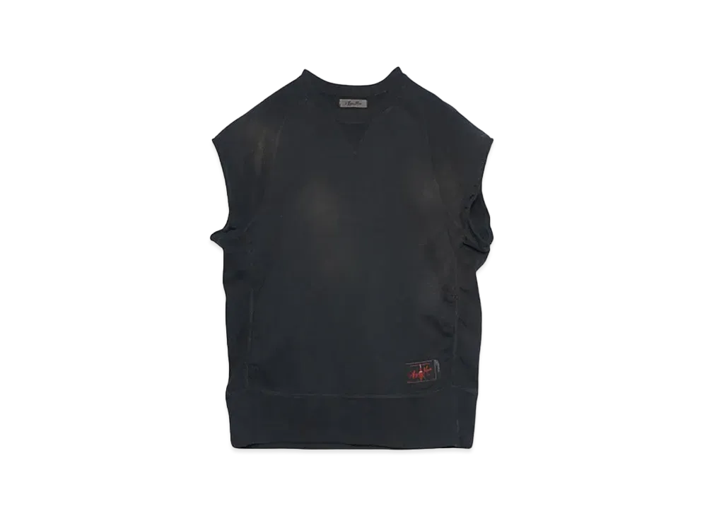 SYUMAN. Cut off sweat-shirts "Blk"