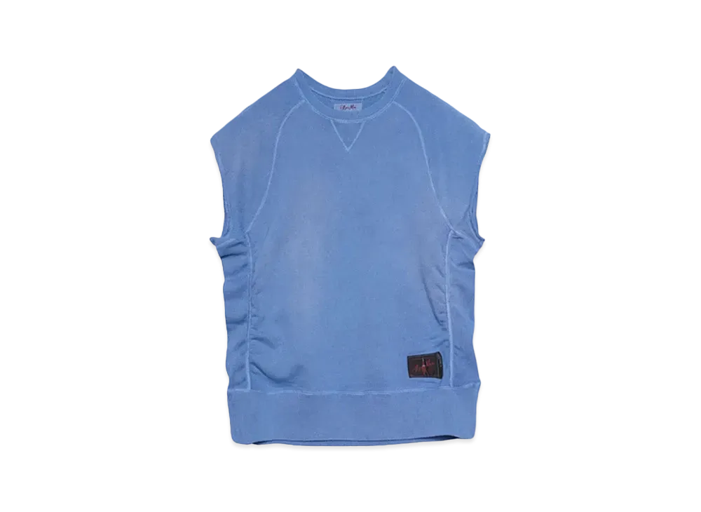 SYUMAN. Cut off sweat-shirts "Blue"