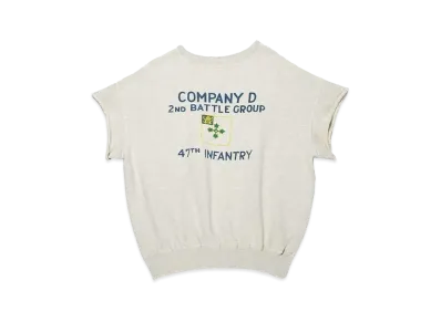 BOW WOW 47TH INFANTRY REGIMENT SS SWEAT SHIRTS "OATMEAL AGEING"