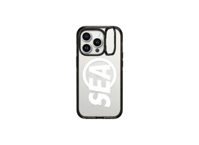 WIND AND SEA x CASETIFY Sea Logo Case (Magsafe Impact Ring Stand) "Clear Black"