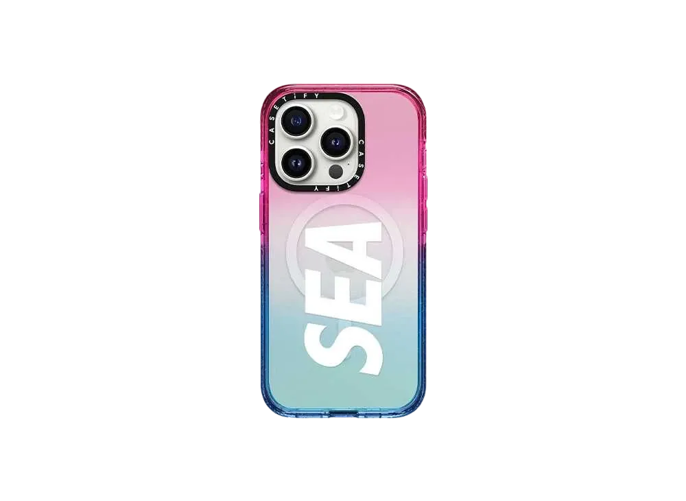 WIND AND SEA x CASETIFY Sea Logo Case (Magsafe Impact) "Cotton Candy"