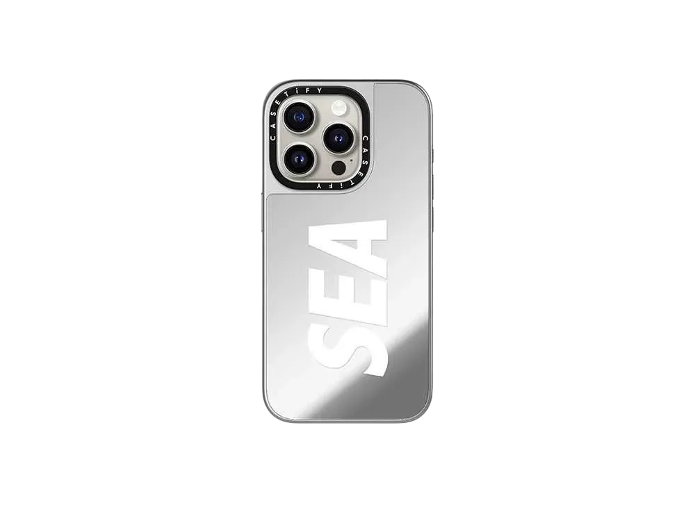 WIND AND SEA x CASETIFY Sea Logo Case (Magsafe Mirror) "Mirror/Silver Silver Bumper"