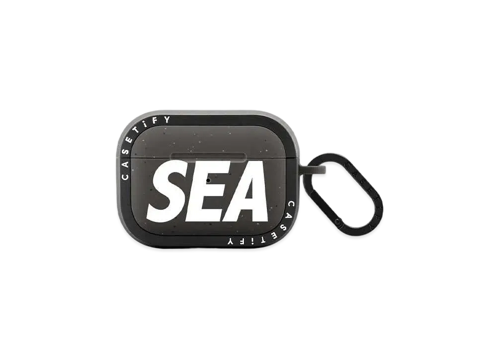 WIND AND SEA x CASETIFY Sea Airpods Case(Ultra Impact Airpods Case) "Matte Charcoal"