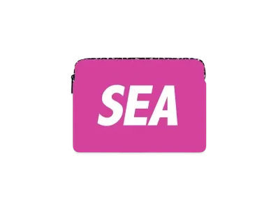 WIND AND SEA x CASETIFY Sea Laptop Sleeve "Pink"