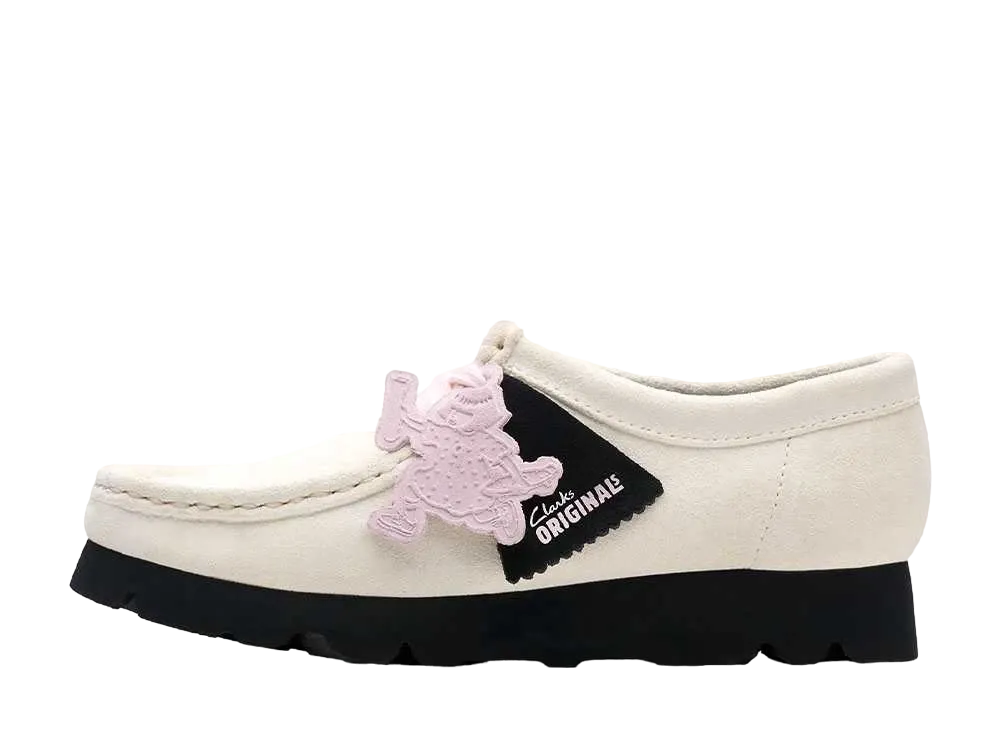 Paper Girl × Clarks Wallabee "White"