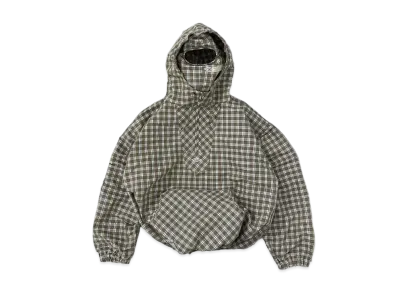 UMBRO x Slam Jam Masked Hood Plaid Overshirt "Brown/Beige"