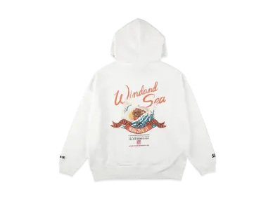 WIND AND SEA x WANZHUJI Hoodie "White"