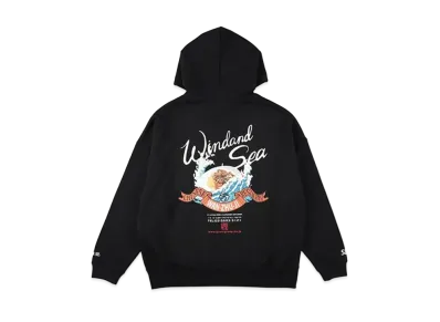 WIND AND SEA x WANZHUJI Hoodie "Black"